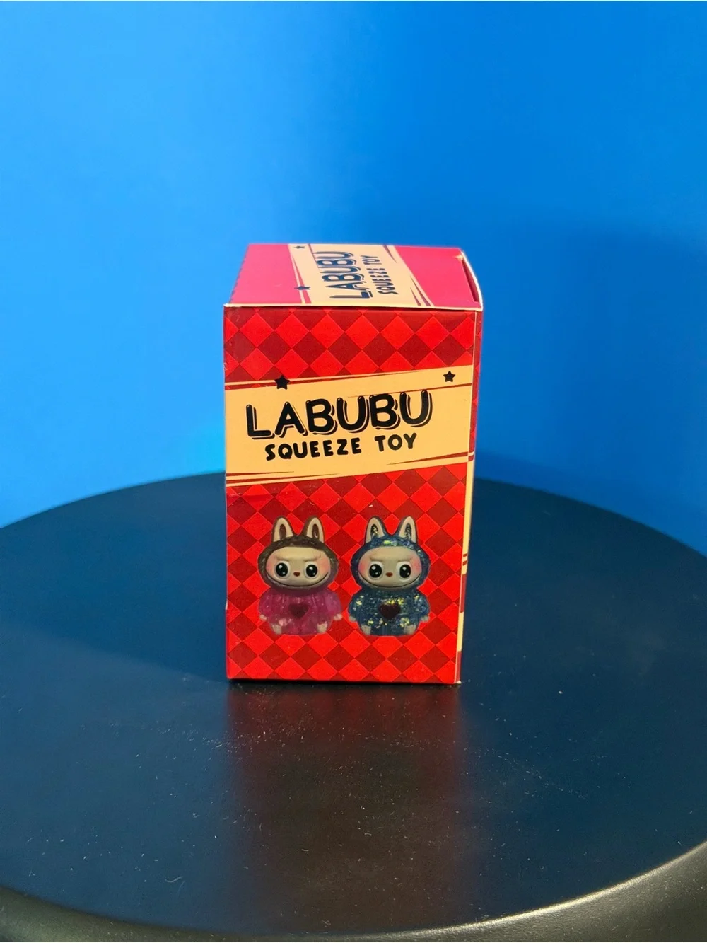 Labubu Style Glitter Squishy Squeeze Toy